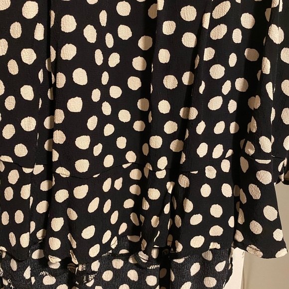 polka dot zara top - Picture 3 of 3